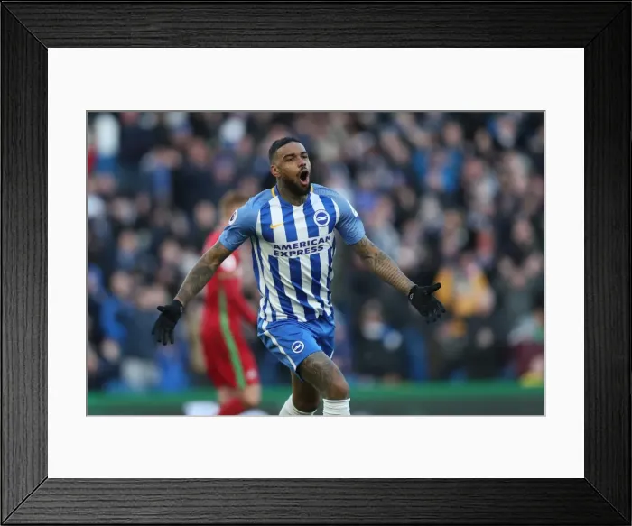 Framed Print : Intense Premier League Showdown: Brighton & Hove Albion vs Swansea City (24FEB18) Framed Print : Intense Premier League Showdown: Brighton & Hove Albion vs Swansea City (24FEB18)