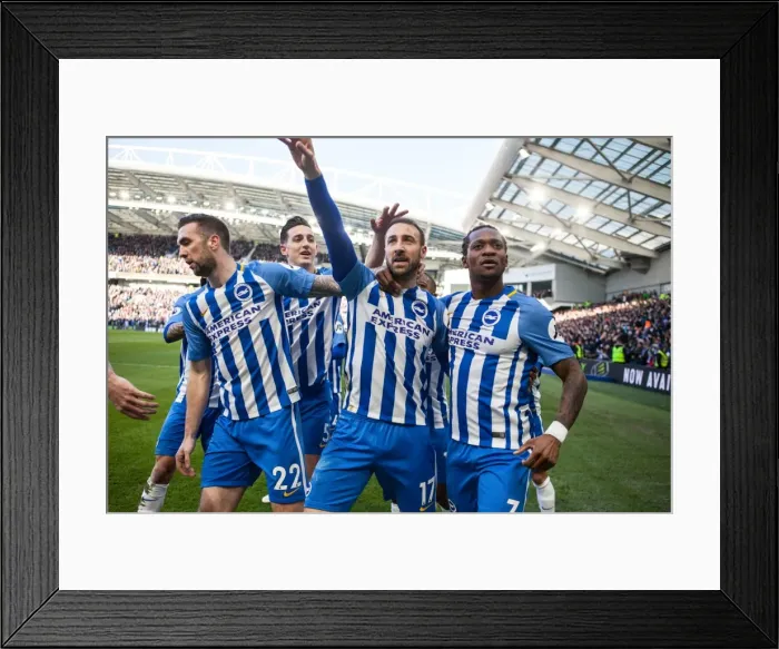Framed Print : Glenn Murray Scores Penalty: Brighton & Hove Albion Lead 1-0 over Swansea City (24FEB18) Framed Print : Glenn Murray Scores Penalty: Brighton & Hove Albion Lead 1-0 over Swansea City (24FEB18)