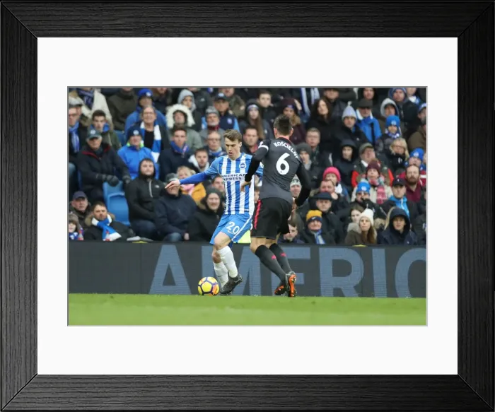 Framed Print : Brighton and Hove Albion vs. Arsenal: Premier League Showdown at American Express Community Stadium (04MAR18)
