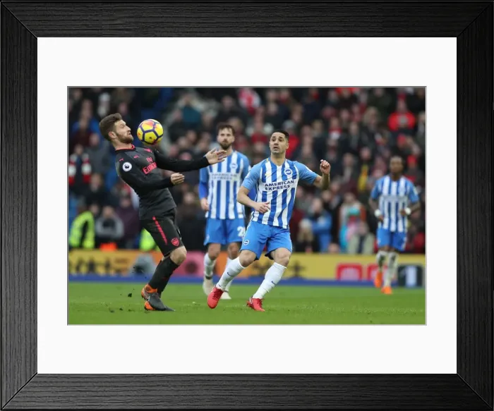Framed Print : Brighton and Hove Albion vs Arsenal: Premier League Showdown at American Express Community Stadium (04MAR18) Framed Print : Brighton and Hove Albion vs Arsenal: Premier League Showdown at American Express Community Stadium (04MAR18)