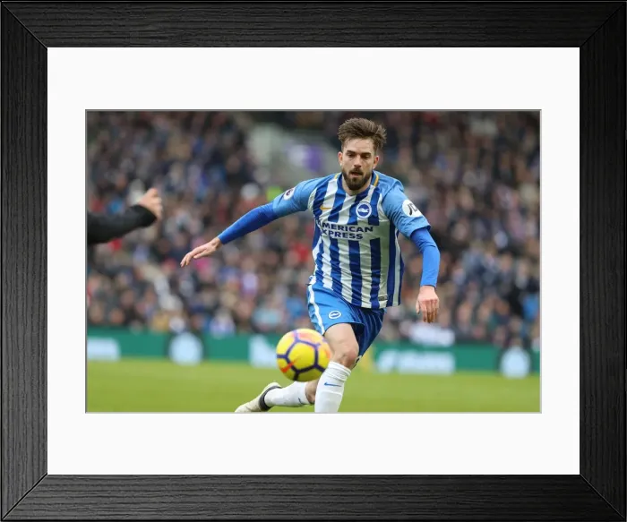 Framed Print : Brighton & Hove Albion's Davy Propper in Action Against Arsenal (04MAR18) Framed Print : Brighton & Hove Albion's Davy Propper in Action Against Arsenal (04MAR18)
