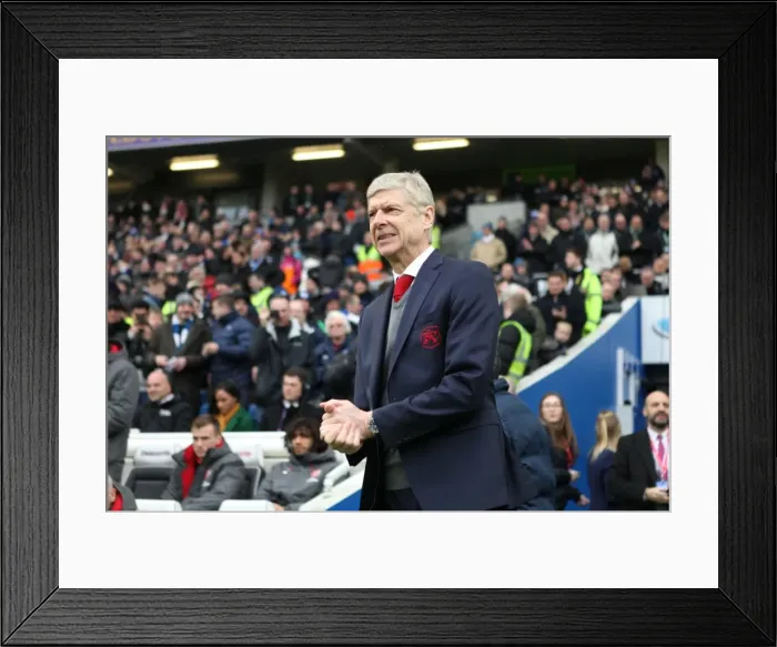 Framed Print : Arsene Wenger at Brighton and Hove Albion vs Arsenal, Premier League 2018 (04MAR18) Framed Print : Arsene Wenger at Brighton and Hove Albion vs Arsenal, Premier League 2018 (04MAR18)