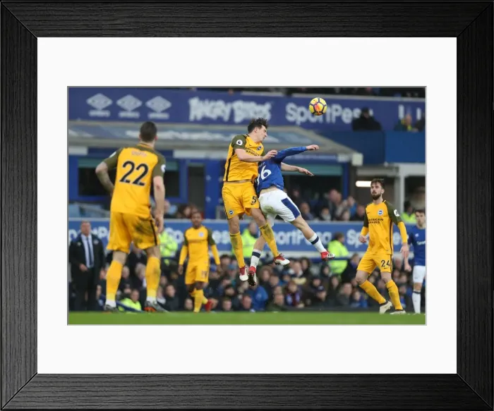 Framed Print : Intense Premier League Showdown: Everton vs. Brighton and Hove Albion at Goodison Park (10MAR18) Framed Print : Intense Premier League Showdown: Everton vs. Brighton and Hove Albion at Goodison Park (10MAR18)