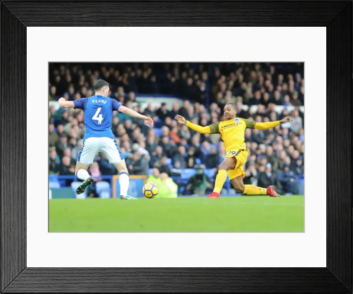 Framed Print : Intense Premier League Showdown: Everton vs. Brighton and Hove Albion at Goodison Park (10MAR18) Framed Print : Intense Premier League Showdown: Everton vs. Brighton and Hove Albion at Goodison Park (10MAR18)