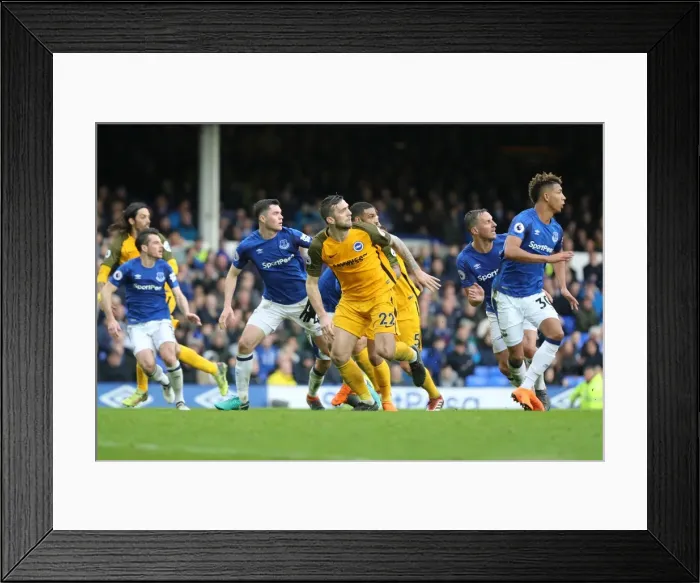 Framed Print : Intense Premier League Showdown: Everton vs. Brighton and Hove Albion at Goodison Park (10MAR18) Framed Print : Intense Premier League Showdown: Everton vs. Brighton and Hove Albion at Goodison Park (10MAR18)