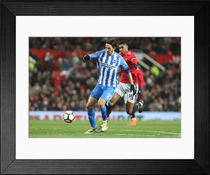 Framed Print : FA Cup Quarterfinal Showdown: Manchester United vs. Brighton and Hove Albion at Old Trafford (17MAR18) Framed Print : FA Cup Quarterfinal Showdown: Manchester United vs. Brighton and Hove Albion at Old Trafford (17MAR18)
