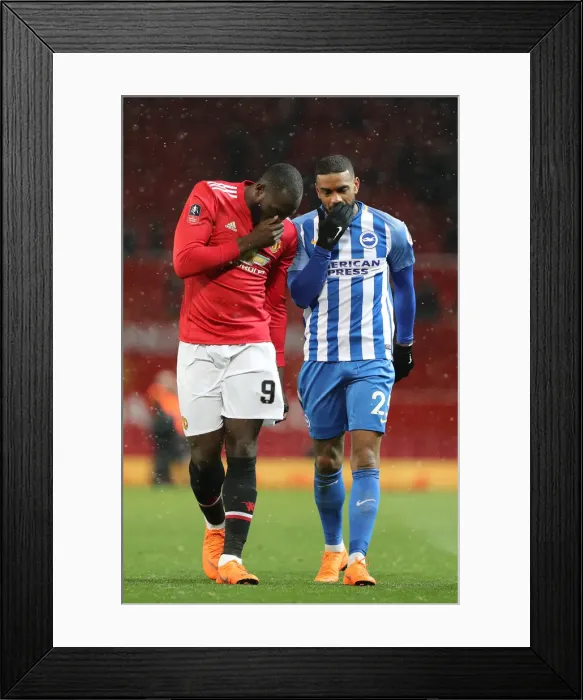 Framed Print : FA Cup Quarterfinal: Manchester United vs. Brighton and Hove Albion Showdown at Old Trafford (17 March 2018) Framed Print : FA Cup Quarterfinal: Manchester United vs. Brighton and Hove Albion Showdown at Old Trafford (17 March 2018)