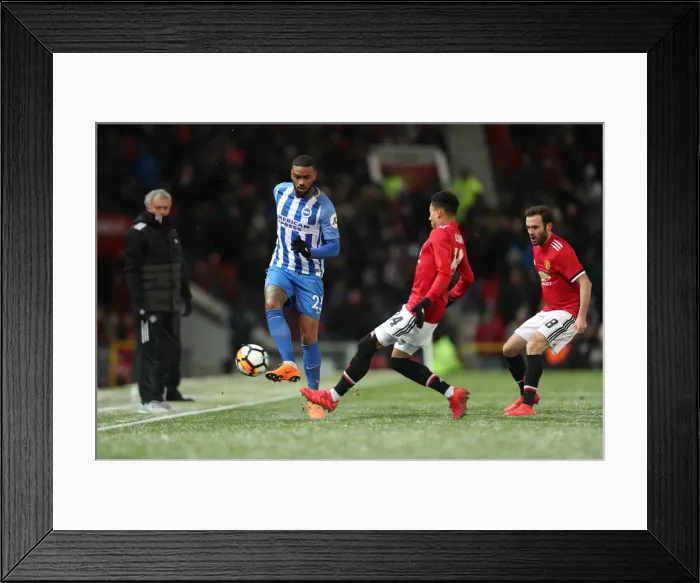 Framed Print : FA Cup Quarterfinal: Manchester United vs. Brighton and Hove Albion Showdown at Old Trafford (17MAR18) Framed Print : FA Cup Quarterfinal: Manchester United vs. Brighton and Hove Albion Showdown at Old Trafford (17MAR18)