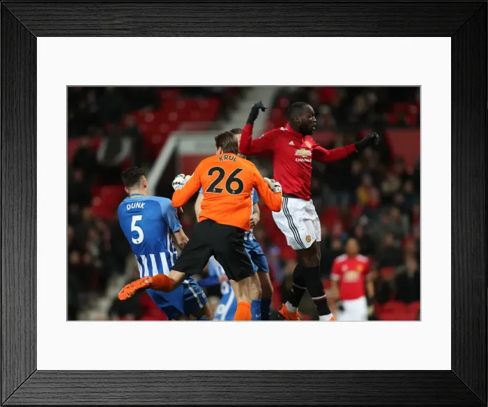Framed Print : FA Cup Quarterfinal: Manchester United vs. Brighton and Hove Albion Showdown at Old Trafford (17MAR18) Framed Print : FA Cup Quarterfinal: Manchester United vs. Brighton and Hove Albion Showdown at Old Trafford (17MAR18)