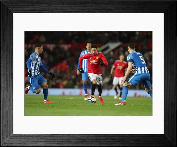 Framed Print : FA Cup Quarterfinal: Manchester United vs. Brighton and Hove Albion Showdown at Old Trafford (17MAR18) Framed Print : FA Cup Quarterfinal: Manchester United vs. Brighton and Hove Albion Showdown at Old Trafford (17MAR18)
