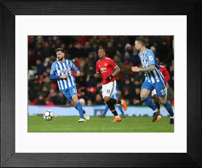 Framed Print : FA Cup Quarterfinal: Manchester United vs. Brighton and Hove Albion Showdown at Old Trafford (17 March 2018) Framed Print : FA Cup Quarterfinal: Manchester United vs. Brighton and Hove Albion Showdown at Old Trafford (17 March 2018)