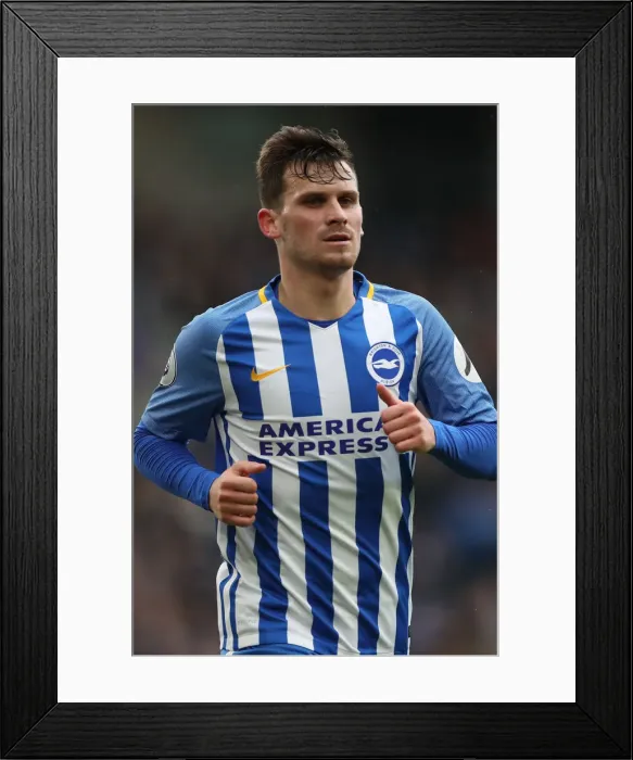 Framed Print : March Madness: Brighton and Hove Albion vs. Leicester City Clash at the American Express Community Stadium (31MAR18)