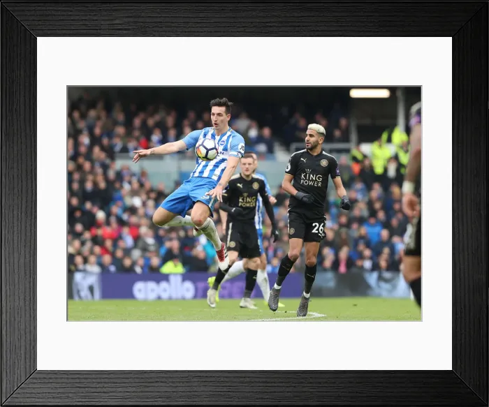 Framed Print : Intense Premier League Showdown: Brighton & Hove Albion vs. Leicester City (31MAR18) Framed Print : Intense Premier League Showdown: Brighton & Hove Albion vs. Leicester City (31MAR18)