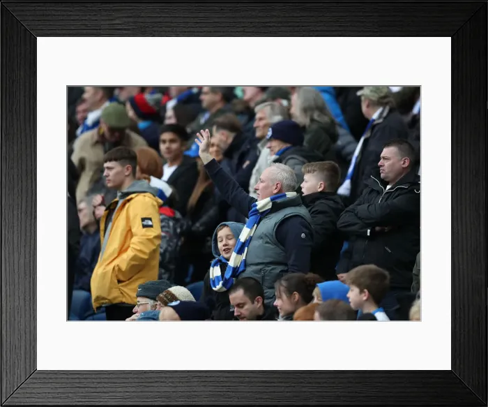 Framed Print : Premier League Showdown: Brighton & Hove Albion vs. Leicester City (31MAR18) Framed Print : Premier League Showdown: Brighton & Hove Albion vs. Leicester City (31MAR18)