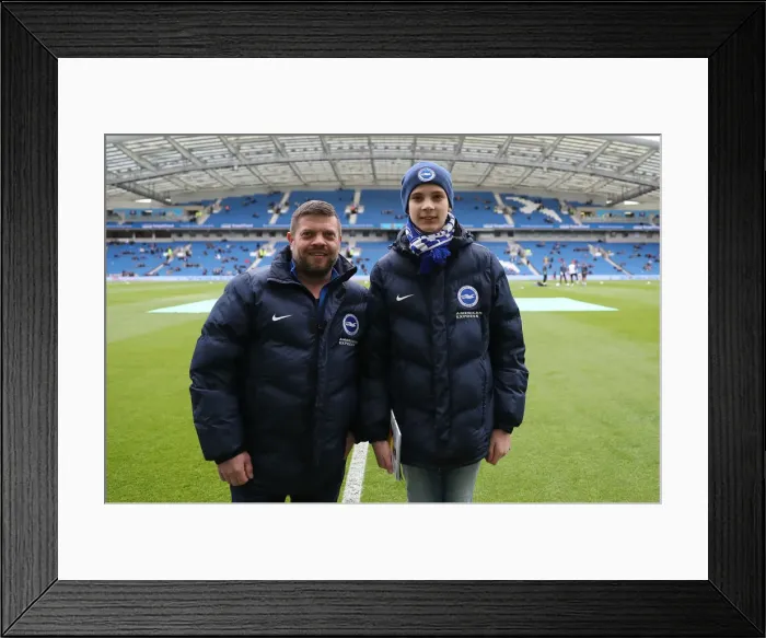 Framed Print : Intense Premier League Showdown: Brighton & Hove Albion vs. Leicester City (31MAR18) Framed Print : Intense Premier League Showdown: Brighton & Hove Albion vs. Leicester City (31MAR18)