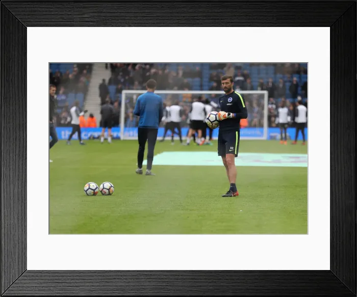 Framed Print : Premier League Showdown: Brighton & Hove Albion vs. Leicester City (31MAR18) - American Express Community Stadium Framed Print : Premier League Showdown: Brighton & Hove Albion vs. Leicester City (31MAR18) - American Express Community Stadium