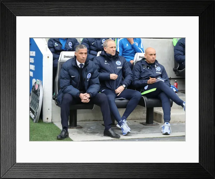 Framed Print : Intense Premier League Showdown: Brighton & Hove Albion vs. Leicester City (31MAR18) Framed Print : Intense Premier League Showdown: Brighton & Hove Albion vs. Leicester City (31MAR18)