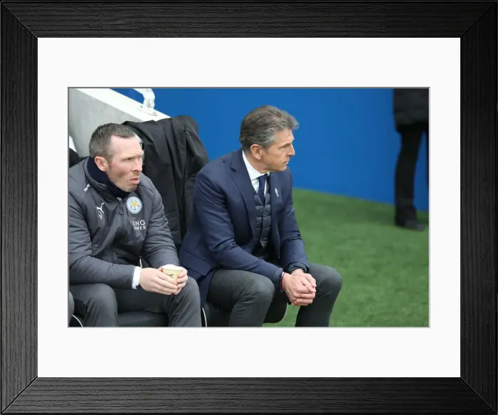 Framed Print : Premier League Showdown: Brighton & Hove Albion vs. Leicester City (31MAR18), American Express Community Stadium Framed Print : Premier League Showdown: Brighton & Hove Albion vs. Leicester City (31MAR18), American Express Community Stadium