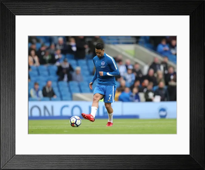 Framed Print : Premier League Showdown: Brighton & Hove Albion vs. Leicester City (31MAR18), American Express Community Stadium Framed Print : Premier League Showdown: Brighton & Hove Albion vs. Leicester City (31MAR18), American Express Community Stadium