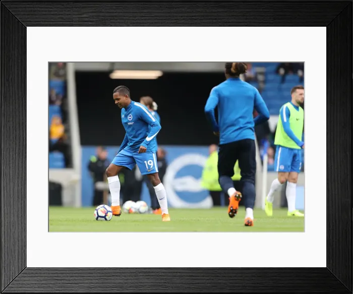 Framed Print : Intense Premier League Showdown: Brighton & Hove Albion vs. Leicester City (31MAR18) Framed Print : Intense Premier League Showdown: Brighton & Hove Albion vs. Leicester City (31MAR18)
