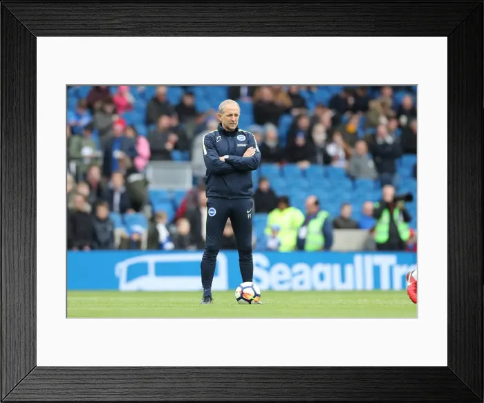 Framed Print : Premier League Showdown: Brighton & Hove Albion vs. Leicester City (31MAR18) - American Express Community Stadium Framed Print : Premier League Showdown: Brighton & Hove Albion vs. Leicester City (31MAR18) - American Express Community Stadium