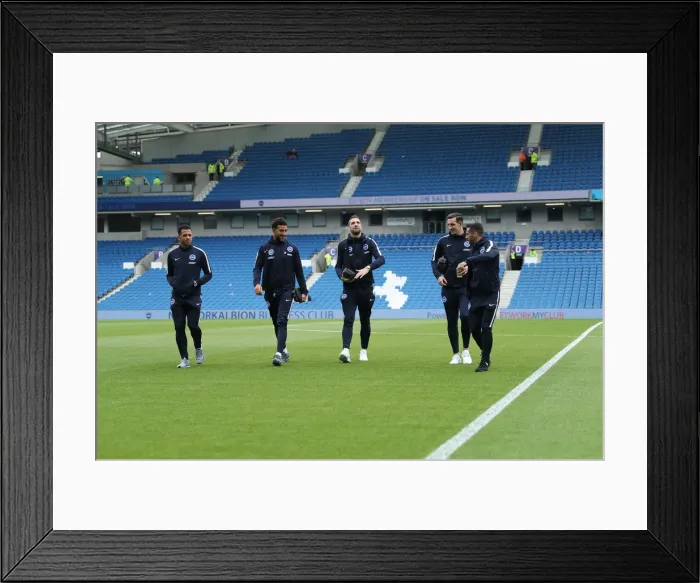 Framed Print : Premier League Showdown: Brighton & Hove Albion vs. Huddersfield Town (07APR18) - American Express Community Stadium