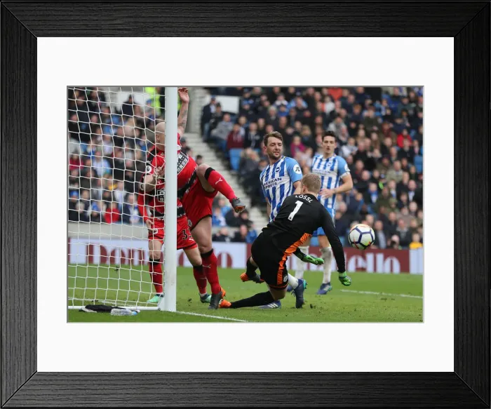 Framed Print : Premier League Showdown: Brighton & Hove Albion vs. Huddersfield Town (07APR18) - American Express Community Stadium Framed Print : Premier League Showdown: Brighton & Hove Albion vs. Huddersfield Town (07APR18) - American Express Community Stadium