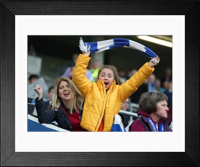 Framed Print : Brighton and Hove Albion vs. Huddersfield Town: Premier League Battle at American Express Community Stadium (07APR18) Framed Print : Brighton and Hove Albion vs. Huddersfield Town: Premier League Battle at American Express Community Stadium (07APR18)
