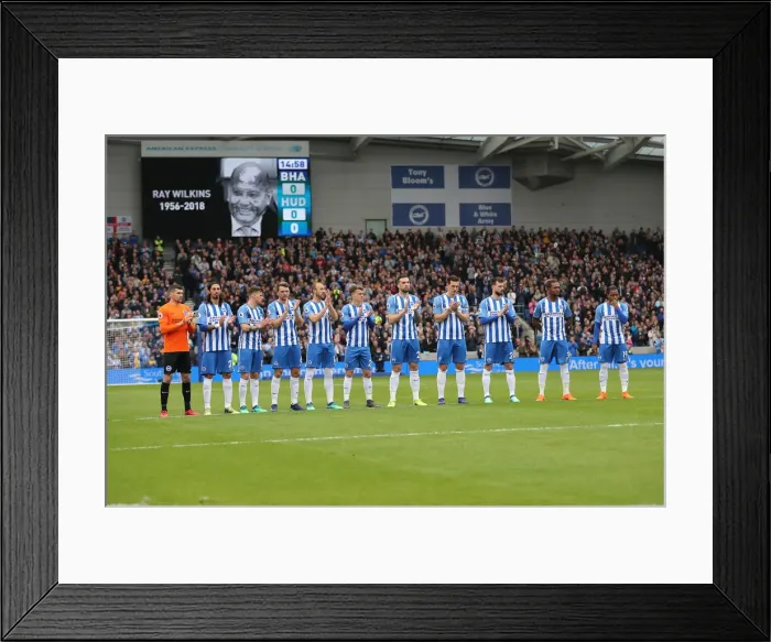 Framed Print : Premier League Showdown: Brighton & Hove Albion vs. Huddersfield Town (07APR18) - American Express Community Stadium Framed Print : Premier League Showdown: Brighton & Hove Albion vs. Huddersfield Town (07APR18) - American Express Community Stadium