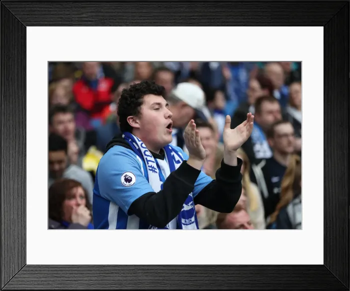 Framed Print : Brighton and Hove Albion vs. Huddersfield Town: Premier League Battle at American Express Community Stadium (07APR18) Framed Print : Brighton and Hove Albion vs. Huddersfield Town: Premier League Battle at American Express Community Stadium (07APR18)