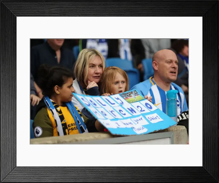 Framed Print : Brighton and Hove Albion vs. Huddersfield Town: Premier League Battle at American Express Community Stadium (07APR18) Framed Print : Brighton and Hove Albion vs. Huddersfield Town: Premier League Battle at American Express Community Stadium (07APR18)