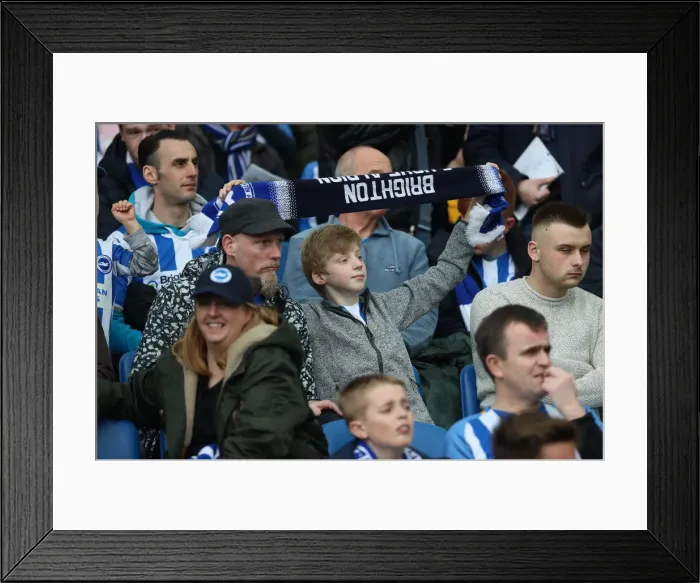 Framed Print : Premier League Showdown: Brighton & Hove Albion vs. Huddersfield Town (07APR18) - American Express Community Stadium Framed Print : Premier League Showdown: Brighton & Hove Albion vs. Huddersfield Town (07APR18) - American Express Community Stadium