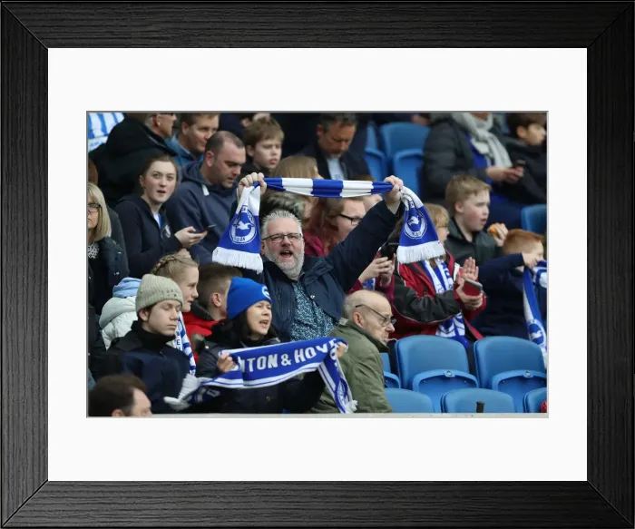Framed Print : Brighton and Hove Albion vs. Huddersfield Town: Premier League Battle at American Express Community Stadium (07APR18) Framed Print : Brighton and Hove Albion vs. Huddersfield Town: Premier League Battle at American Express Community Stadium (07APR18)