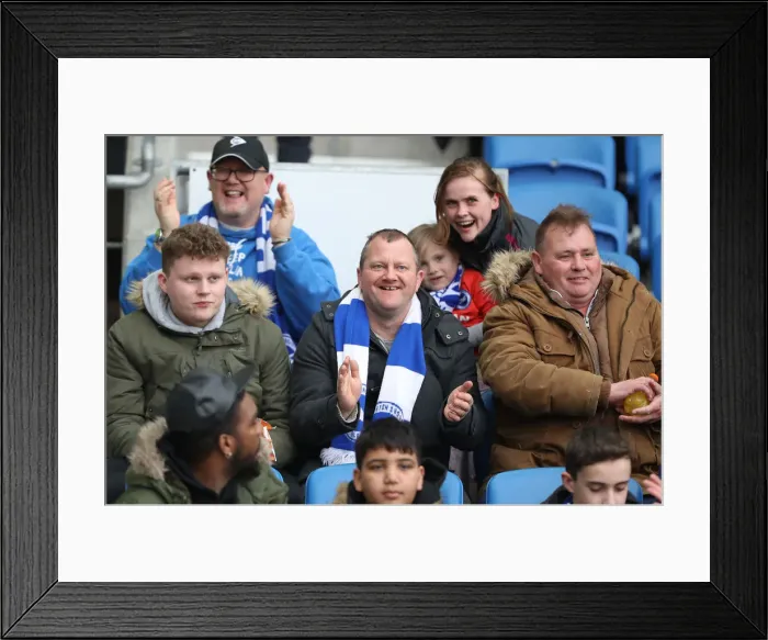 Framed Print : Premier League Showdown: Brighton & Hove Albion vs. Huddersfield Town (07APR18) - American Express Community Stadium Framed Print : Premier League Showdown: Brighton & Hove Albion vs. Huddersfield Town (07APR18) - American Express Community Stadium