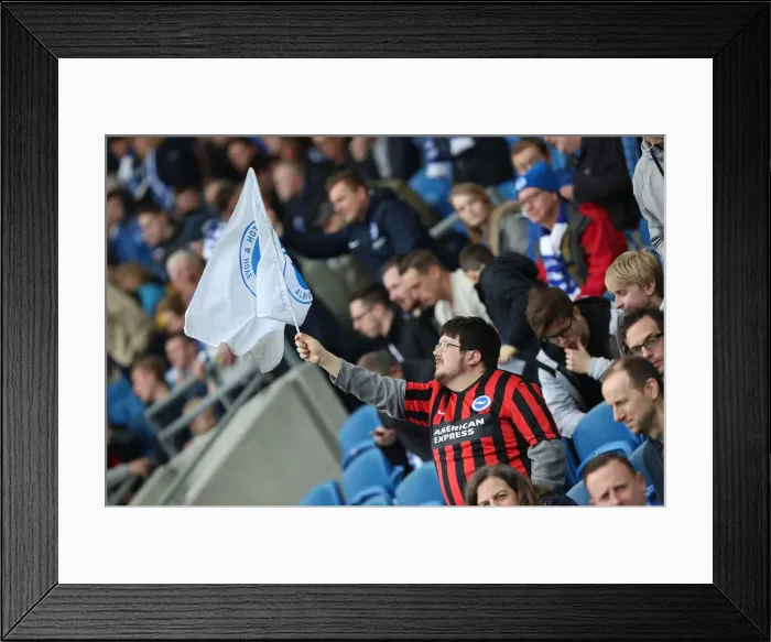 Framed Print : Premier League Showdown: Brighton & Hove Albion vs. Huddersfield Town (07APR18) - American Express Community Stadium