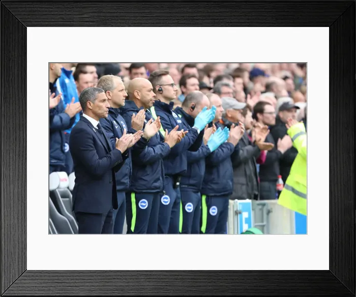 Framed Print : Premier League Showdown: Brighton & Hove Albion vs. Huddersfield Town (07APR18) - American Express Community Stadium