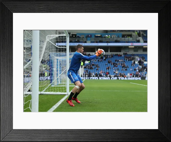 Framed Print : Brighton and Hove Albion vs. Huddersfield Town: A Premier League Clash at American Express Community Stadium (07APR18)