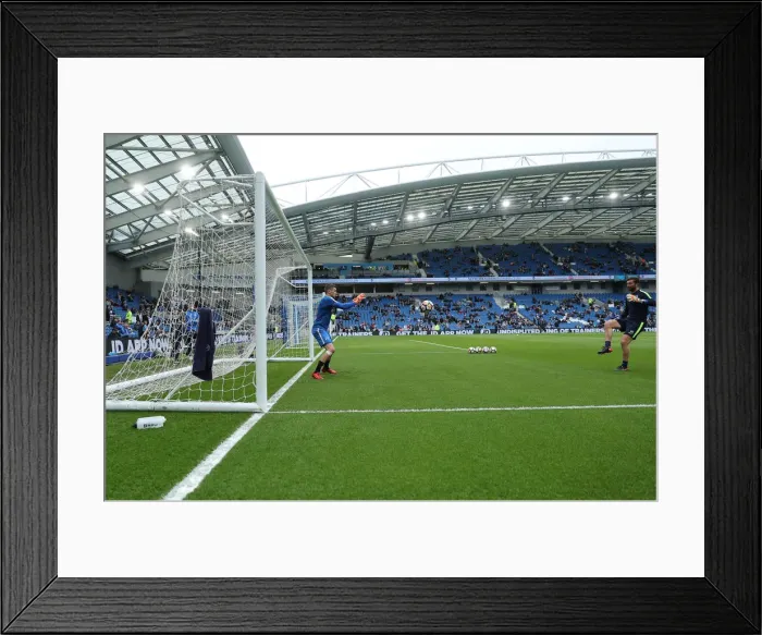 Framed Print : Brighton and Hove Albion vs. Huddersfield Town: Premier League Showdown at American Express Community Stadium (07APR18)