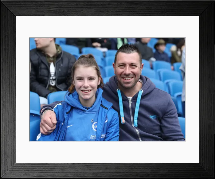Framed Print : Premier League Showdown: Brighton & Hove Albion vs. Huddersfield Town (07APR18) - American Express Community Stadium Framed Print : Premier League Showdown: Brighton & Hove Albion vs. Huddersfield Town (07APR18) - American Express Community Stadium