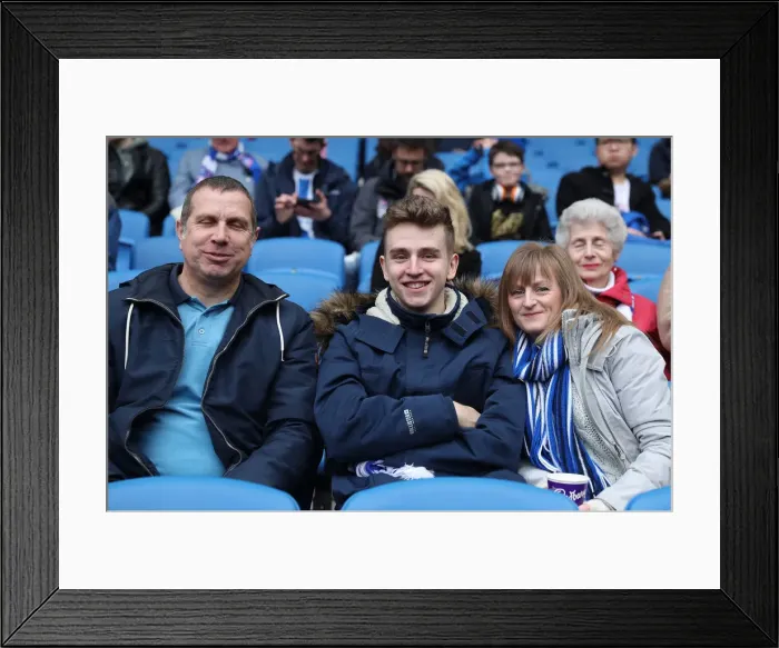 Framed Print : Premier League Showdown: Brighton & Hove Albion vs. Huddersfield Town (07APR18) - American Express Community Stadium Framed Print : Premier League Showdown: Brighton & Hove Albion vs. Huddersfield Town (07APR18) - American Express Community Stadium