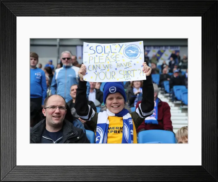 Framed Print : Premier League Showdown: Brighton & Hove Albion vs. Huddersfield Town (07APR18) - American Express Community Stadium Framed Print : Premier League Showdown: Brighton & Hove Albion vs. Huddersfield Town (07APR18) - American Express Community Stadium