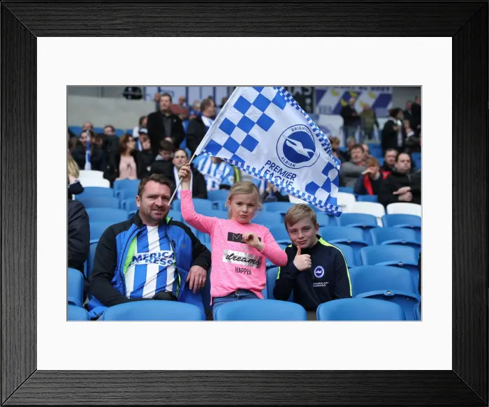 Framed Print : Brighton and Hove Albion vs. Huddersfield Town: Premier League Battle at American Express Community Stadium (07APR18) Framed Print : Brighton and Hove Albion vs. Huddersfield Town: Premier League Battle at American Express Community Stadium (07APR18)