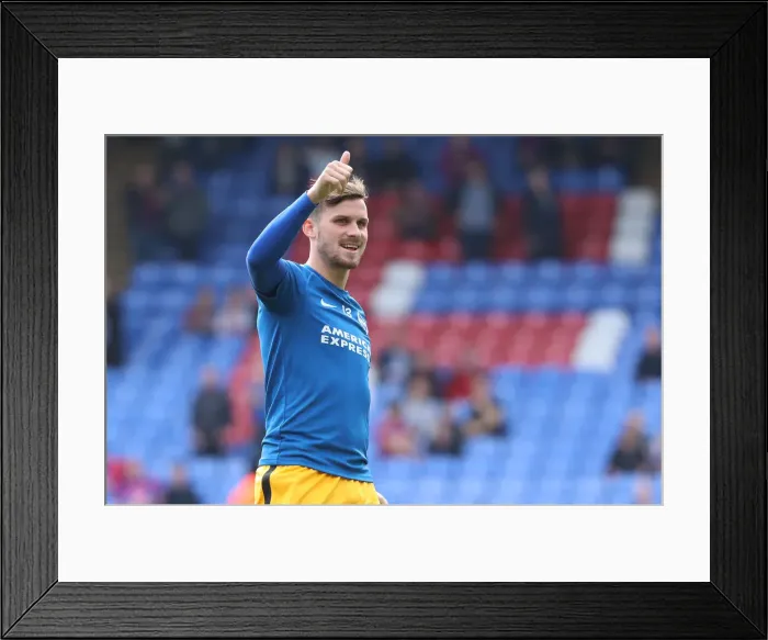 Framed Print : 14APR18: Crystal Palace vs. Brighton & Hove Albion - Intense Premier League Clash at Selhurst Park Framed Print : 14APR18: Crystal Palace vs. Brighton & Hove Albion - Intense Premier League Clash at Selhurst Park
