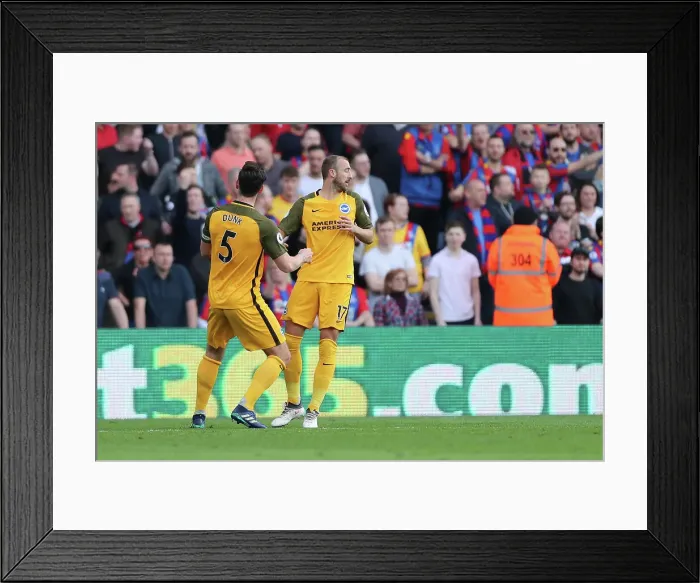 Framed Print : 14APR18: Premier League Showdown - Crystal Palace vs. Brighton and Hove Albion at Selhurst Park Framed Print : 14APR18: Premier League Showdown - Crystal Palace vs. Brighton and Hove Albion at Selhurst Park