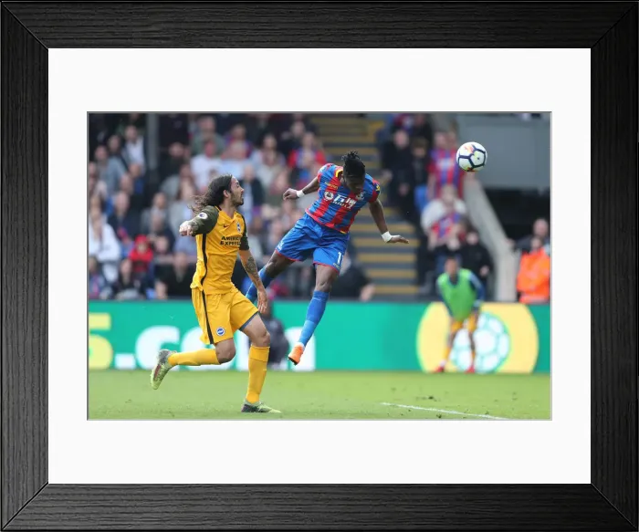 Framed Print : 14APR18: Premier League Battle - Crystal Palace vs. Brighton and Hove Albion at Selhurst Park Framed Print : 14APR18: Premier League Battle - Crystal Palace vs. Brighton and Hove Albion at Selhurst Park