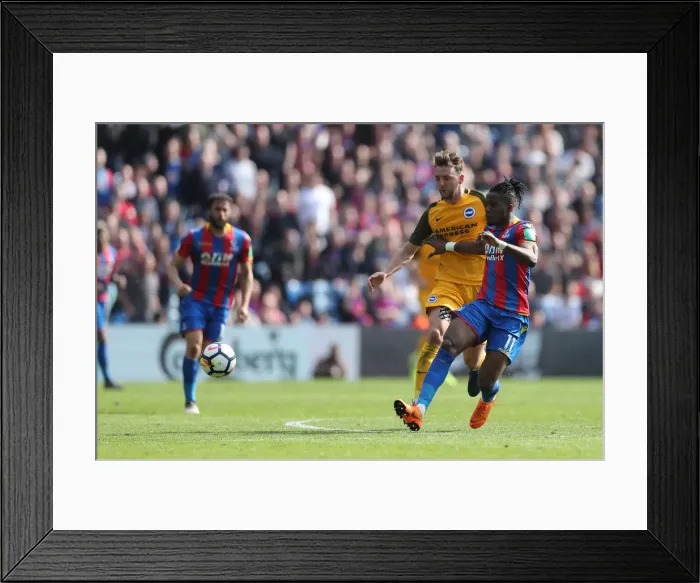 Framed Print : 14APR18: Intense Premier League Showdown - Crystal Palace vs. Brighton and Hove Albion at Selhurst Park Framed Print : 14APR18: Intense Premier League Showdown - Crystal Palace vs. Brighton and Hove Albion at Selhurst Park
