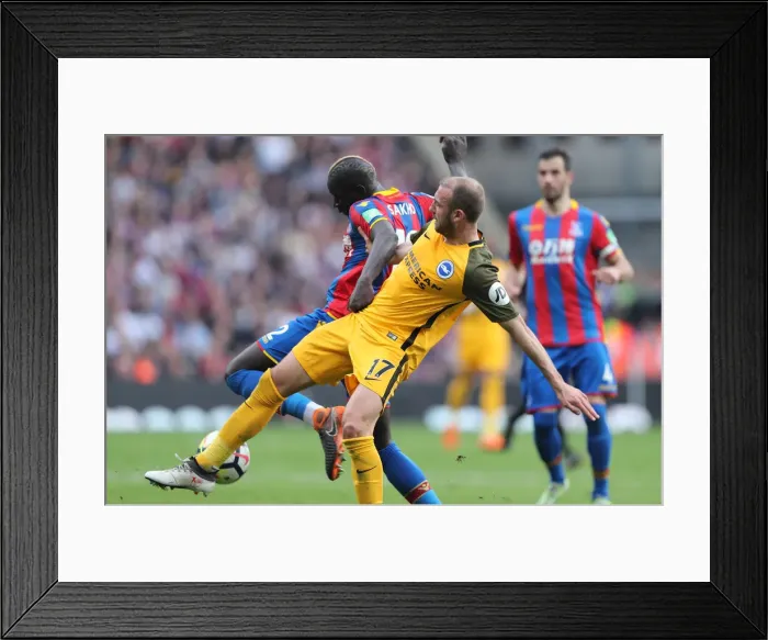 Framed Print : 14APR18: Premier League Battle - Crystal Palace vs. Brighton & Hove Albion at Selhurst Park Framed Print : 14APR18: Premier League Battle - Crystal Palace vs. Brighton & Hove Albion at Selhurst Park