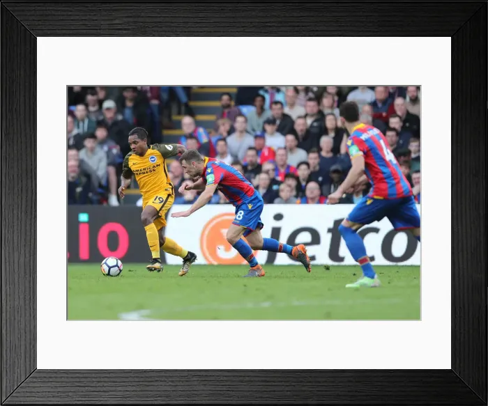 Framed Print : 14APR18: Premier League Showdown - Crystal Palace vs. Brighton & Hove Albion at Selhurst Park Framed Print : 14APR18: Premier League Showdown - Crystal Palace vs. Brighton & Hove Albion at Selhurst Park