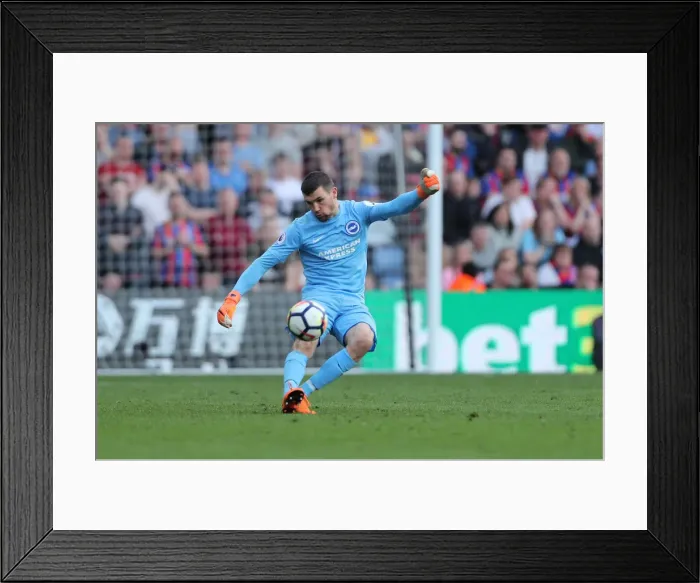 Framed Print : 14APR18: Crystal Palace vs. Brighton & Hove Albion - Intense Premier League Clash at Selhurst Park Framed Print : 14APR18: Crystal Palace vs. Brighton & Hove Albion - Intense Premier League Clash at Selhurst Park