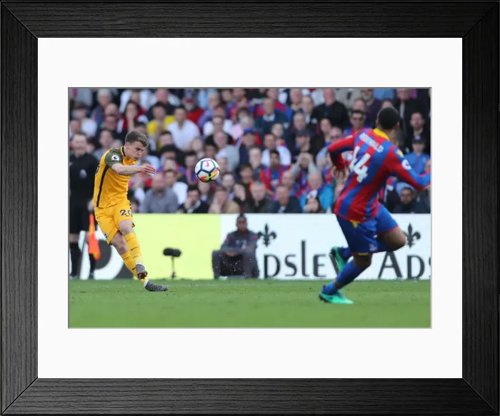 Framed Print : 14APR18: Crystal Palace vs. Brighton and Hove Albion - Premier League Clash at Selhurst Park